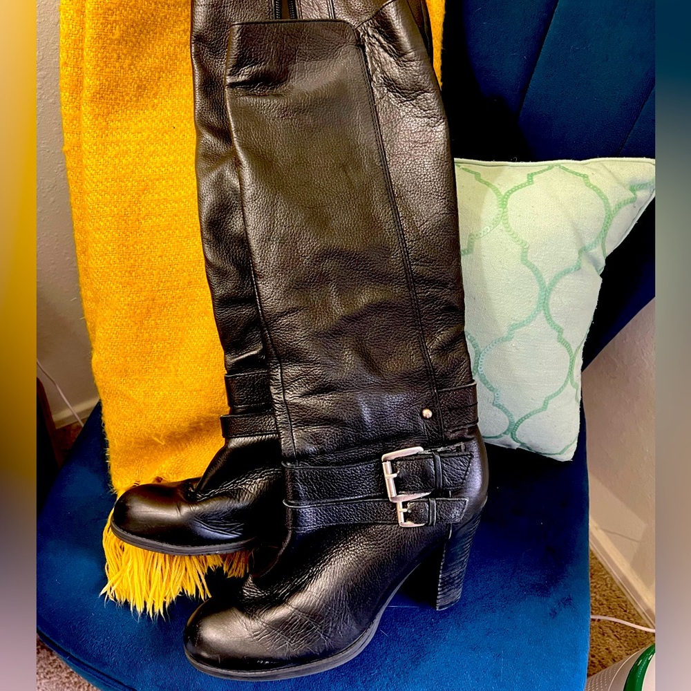 Nine West Leather Knee-high Boots